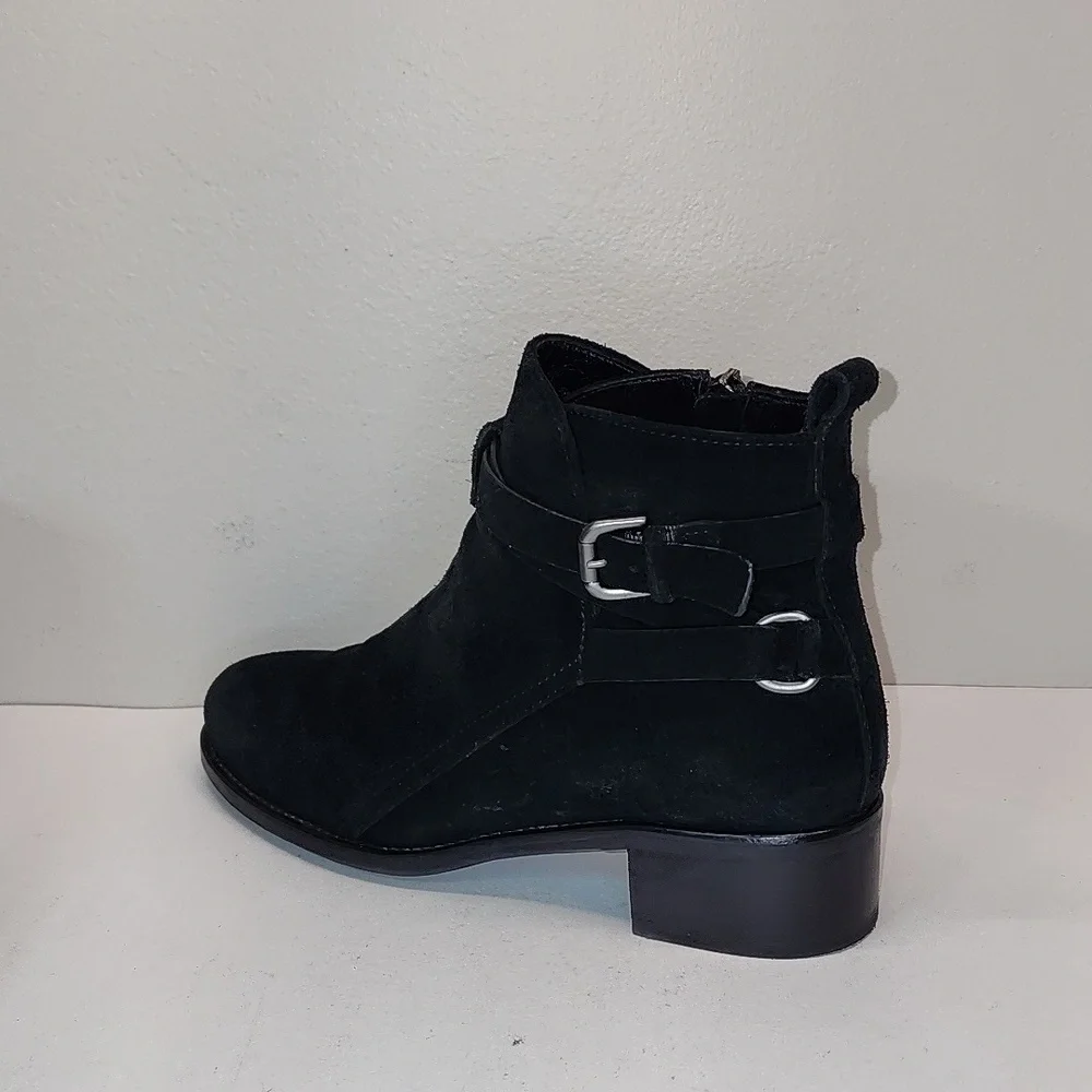 AQUATALIA Black suede low (1-1.9 in heel size 6.5